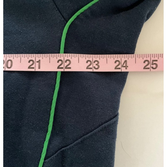 VTG Y2K Umbro Ireland Football Training Track Jacket L Navy 1/4 Zip FAI Eircom - Picture 8 of 10